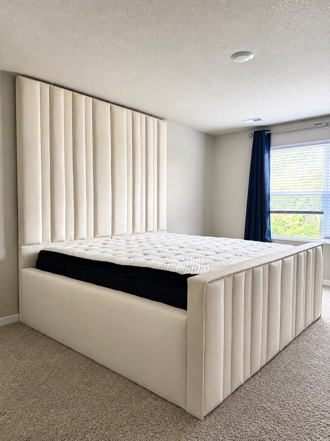 Ivory Crown Wall Bed custom upholstered bed