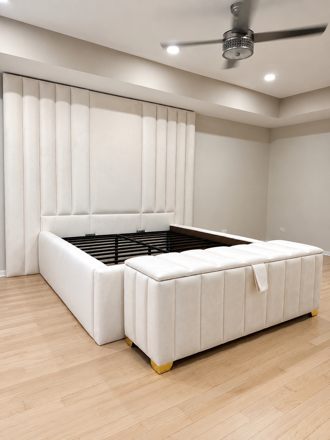 Ivory Grand Suite Bed custom upholstered bed